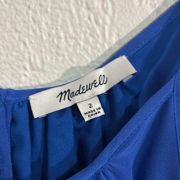 Madewell 100% Silk Skyway Cami Dress w/Pockets - Picture 7 of 7